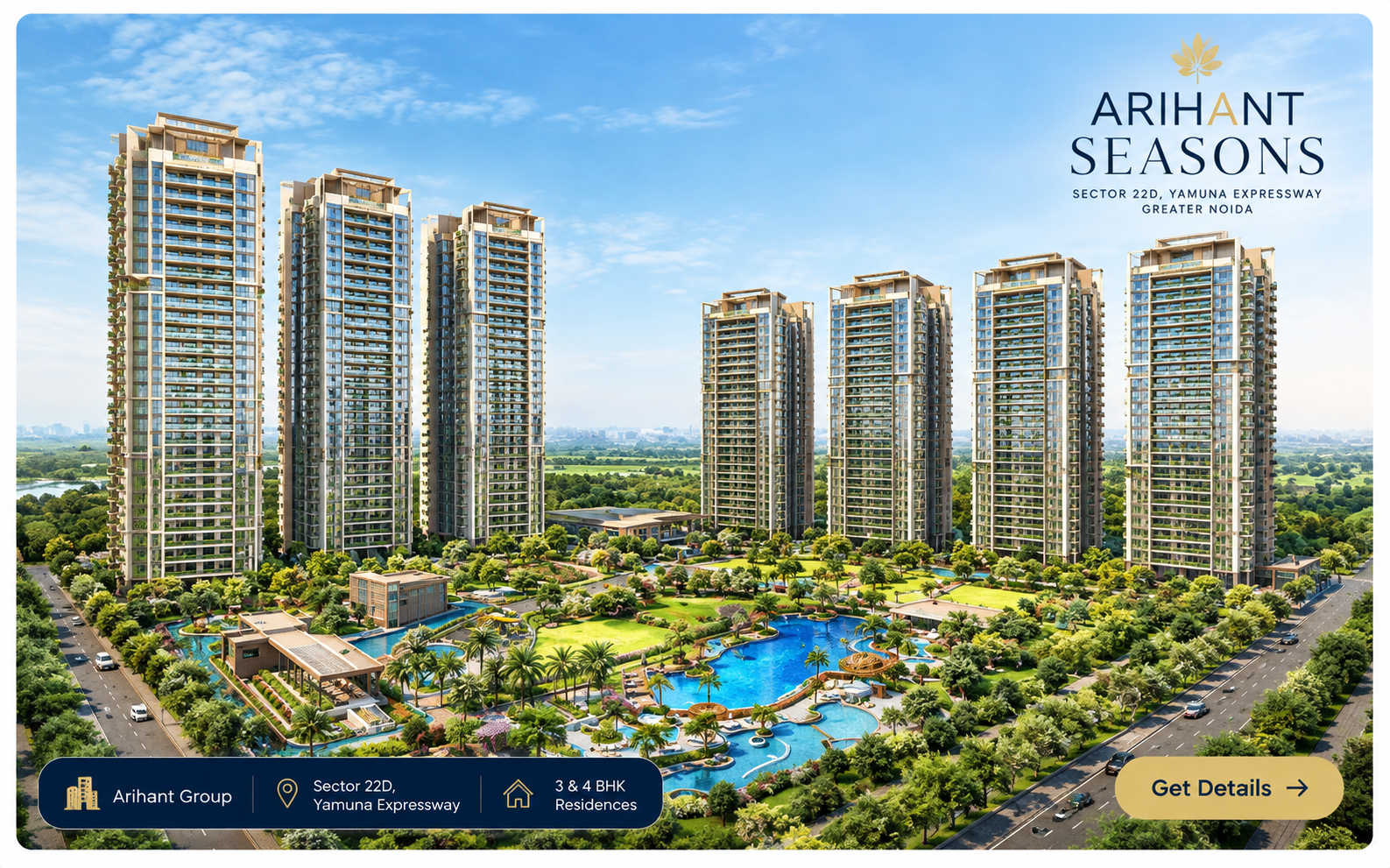 Arihant Seasons residential project, Sector 22D, Yamuna Expressway
