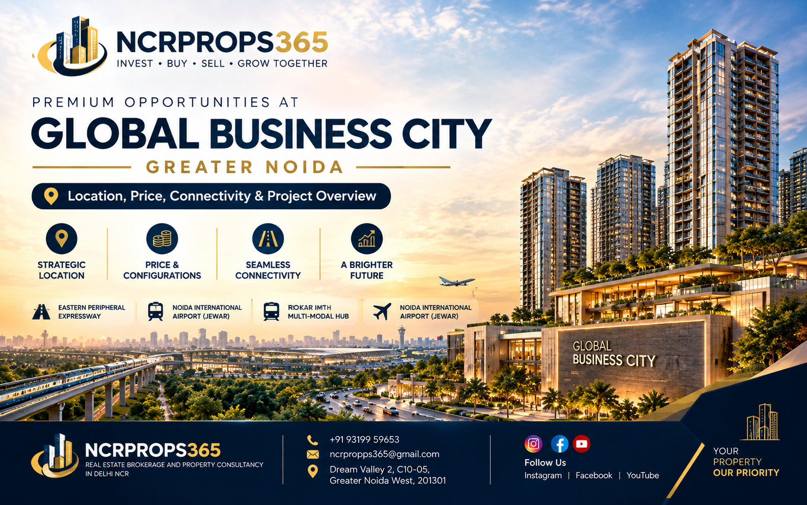 Godrej Global Business City commercial project, Greater Noida, DMIC
